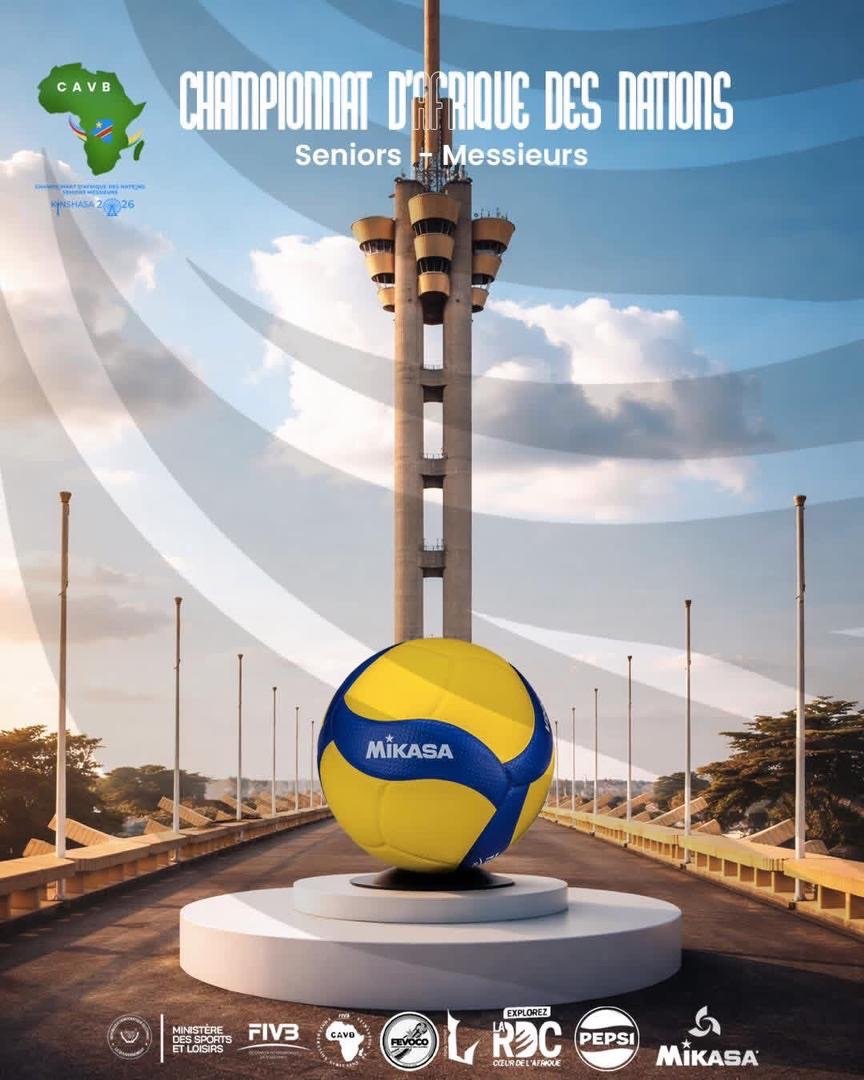 FEVOCO : Kinshasa à l’honneur du Championnat d’Afrique de volley-ball