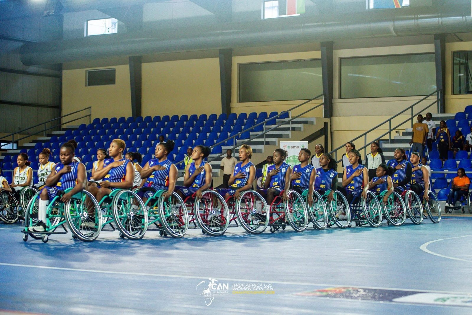 CAN U25 Dames de Basketball sur fauteuil : la RDC et le Kenya en finale après des démonstrations en demi-finales