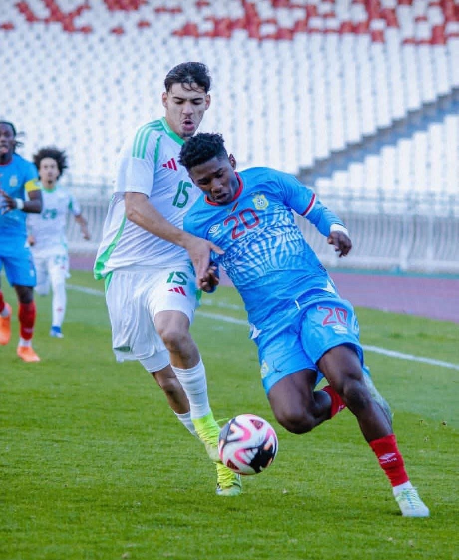 Stage U23 : la RDC chute face à l’Algérie (1-0)