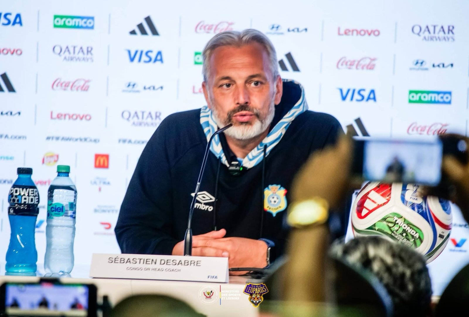 Barrage Intercontinental Mondial 2026 : «&nbsp;Nous jouerons rien que pour la victoire&nbsp;» Sebastien Desabre