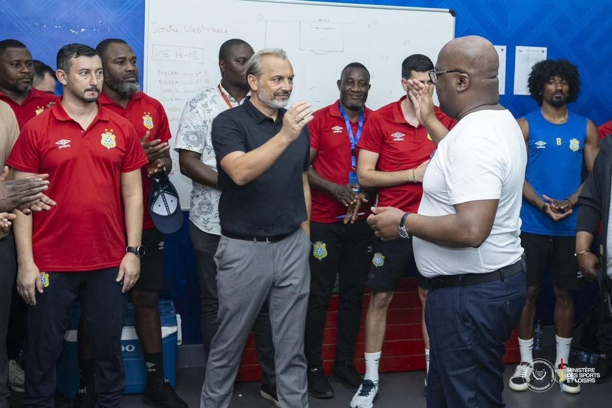 RETOUR DES LÉOPARDS : Félix TSHISEKEDI salue le travail de Sebastien Desabre