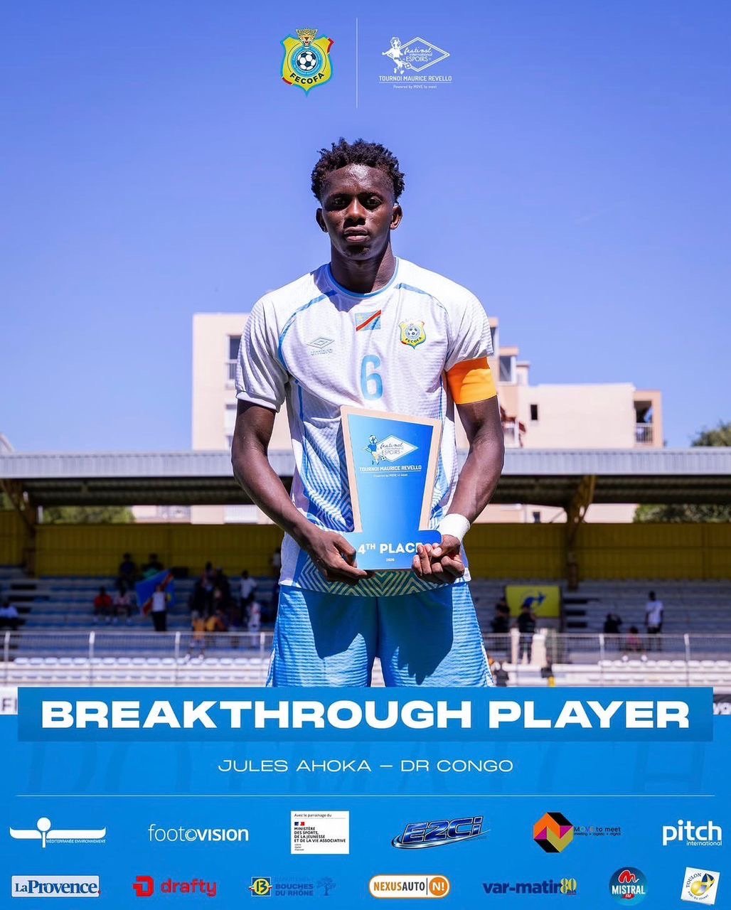 Tournoi Maurice Revello : Jules Ahoka sacré joueur révélation de la compétition