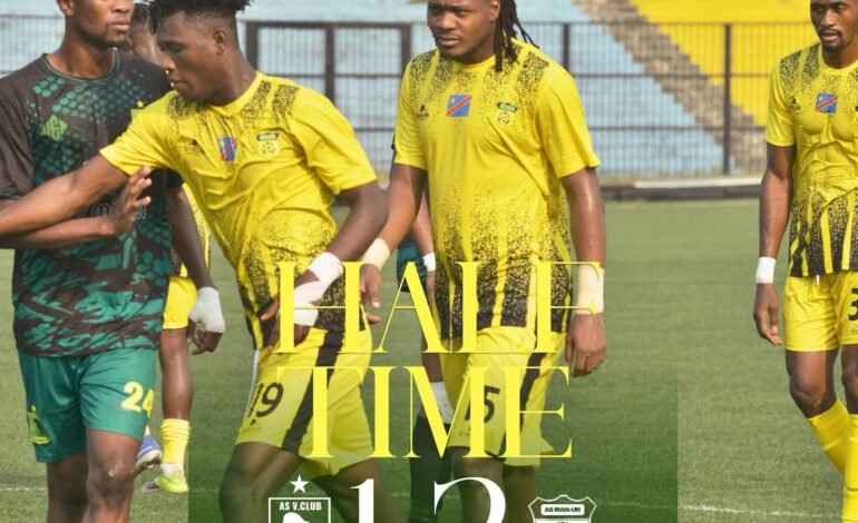 Illicocash Ligue 1 – Play-offs : Maniema Union s’offre V. Club et se relance dans la course