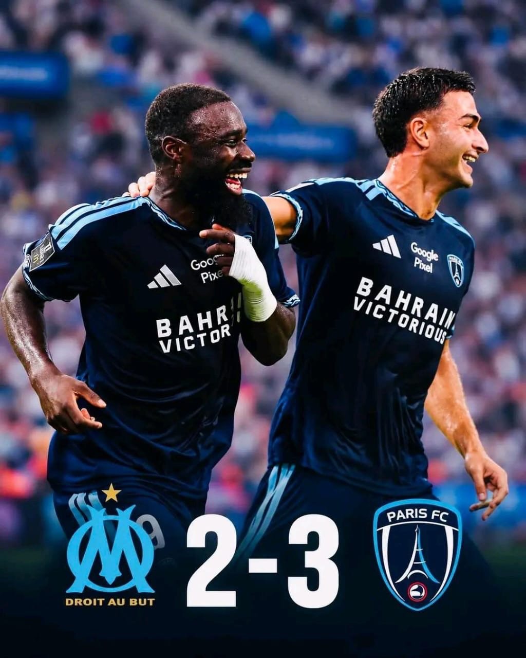 LIGUE 1 : Sinayoko crucifie l’OM et offre un succès fou au Paris FC (3-2)